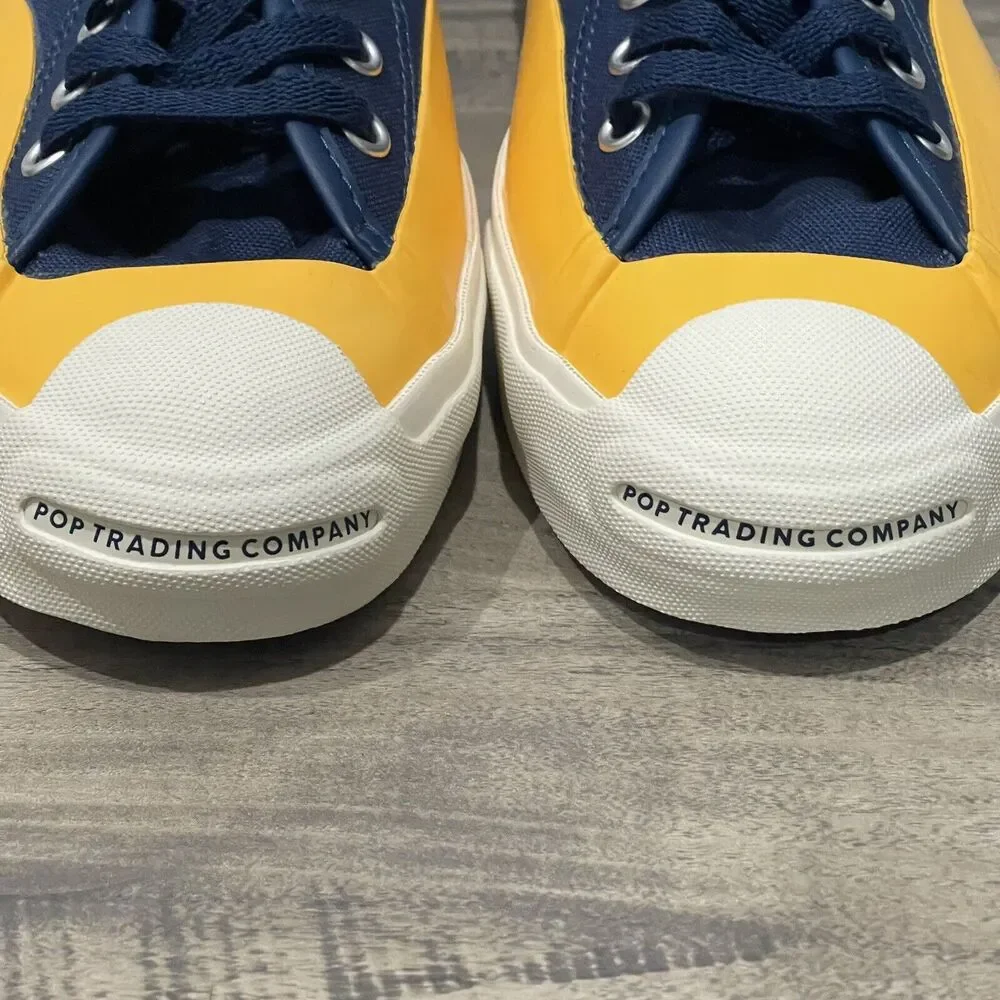 Converse Shoes Mens Size 8 Navy Yellow Jack Purcell Pro High Pop Trading Company